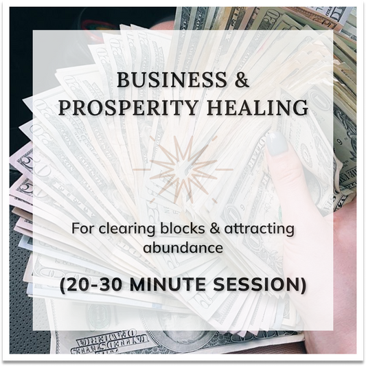 Business and Prosperity Healing